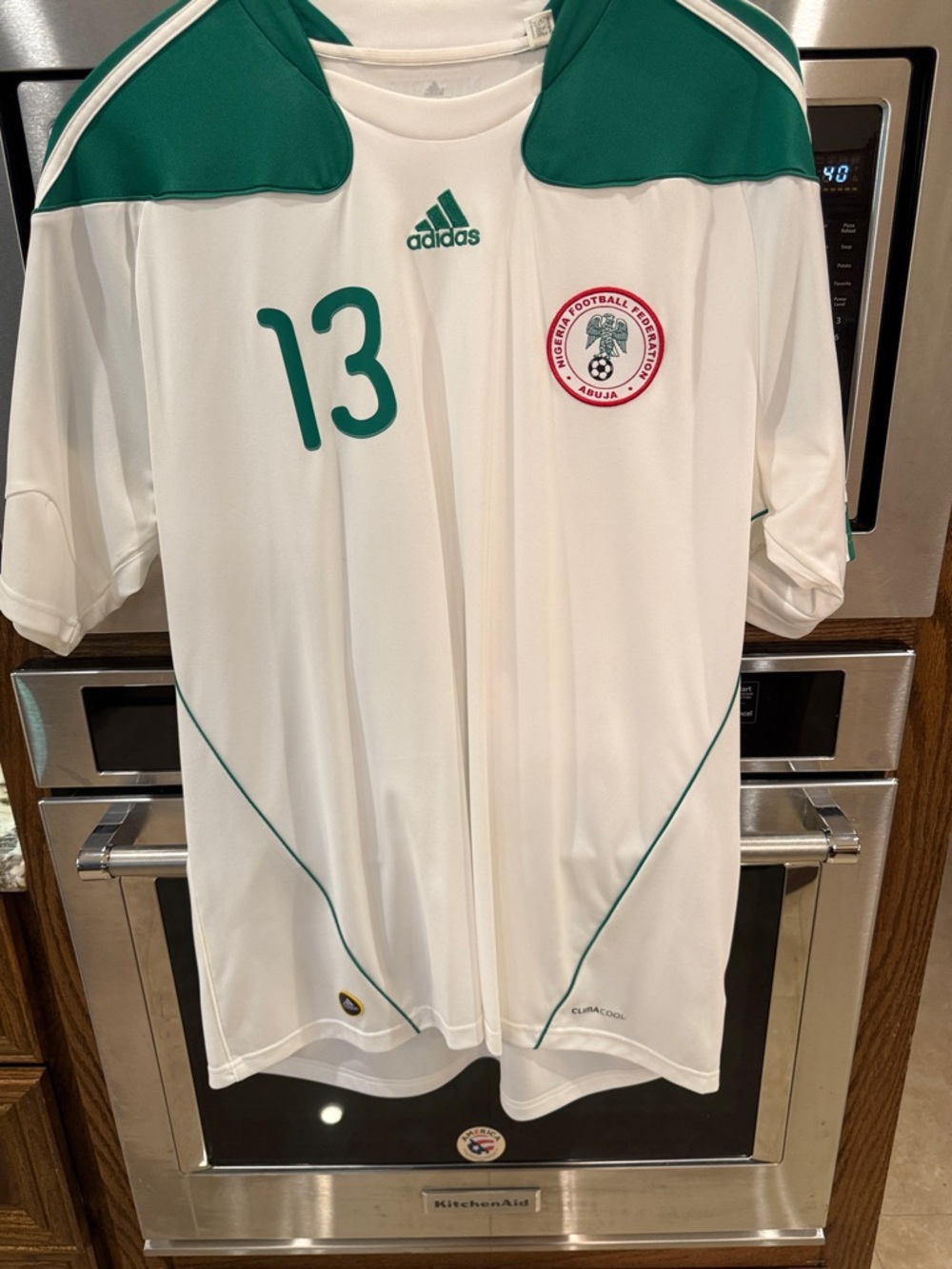 Authentic World Cup Yussuf Nigerian Nigeria soccer Jersey #13